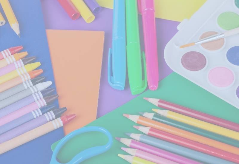 How the CRM system supports the process of selling office and school supplies?